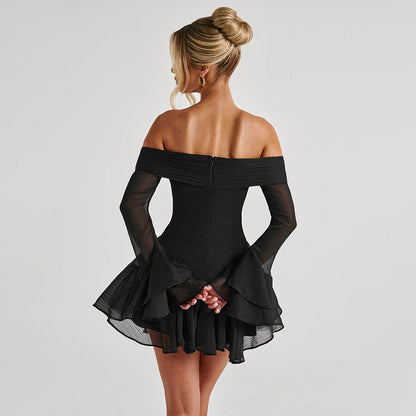Savoca Mini Dress - Black