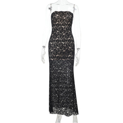 Veloura Maxi Dress-Black