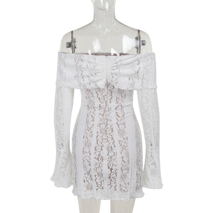 Reverie Off-Shoulder Dress - White