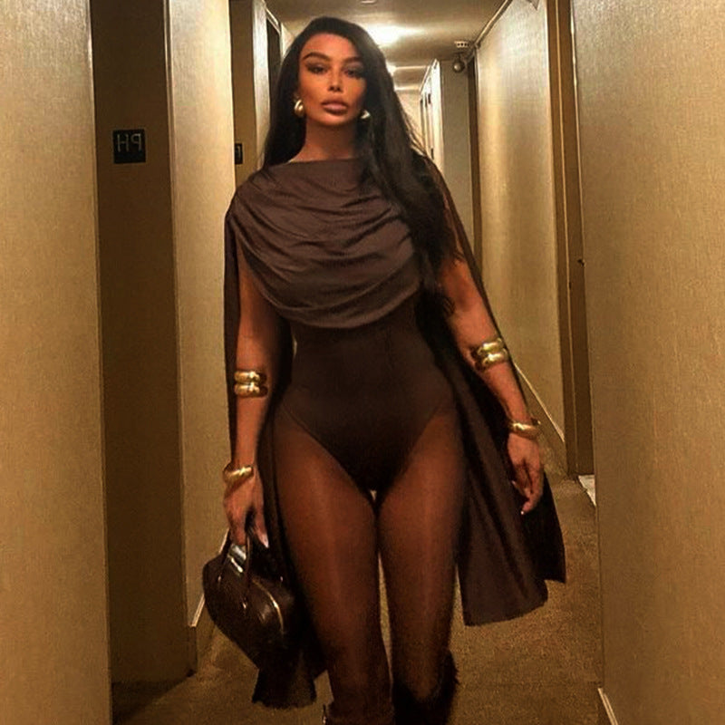 Dwayne Bodysuit - Brown