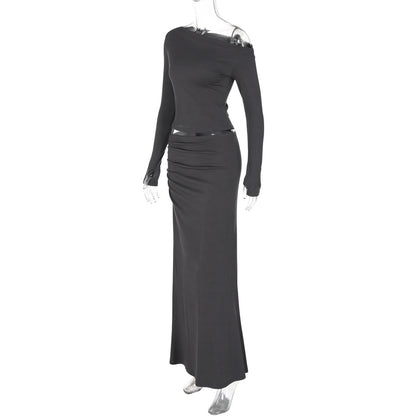 Dark Angel Co-ord  - Dark Grey