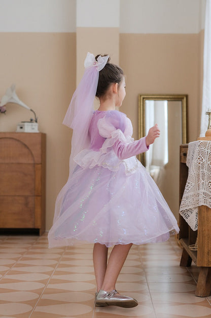 Ice Princess Tulle Dress Kid Halloween Costume