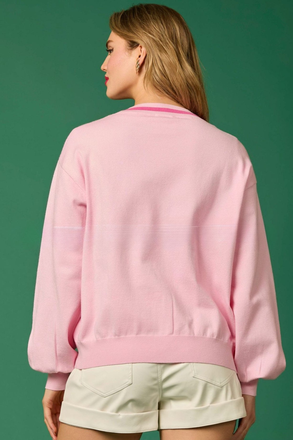 Nutcracker Sequin Bow Tie Christmas Cardigan