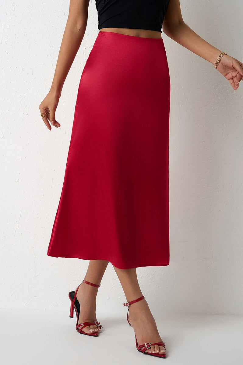 Mermaid Tail Satin Christmas Skirt