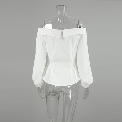 Halez Off Shoulder Top - White