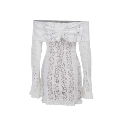 Reverie Off-Shoulder Dress - White