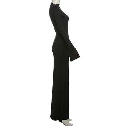 Crimson Embrace dress - Black