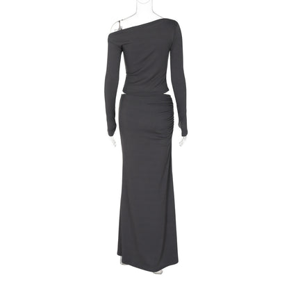 Dark Angel Co-ord  - Dark Grey