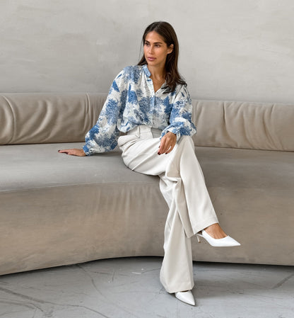 Dreamy Florals Shirt - Blue