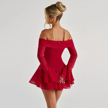 Savoca Mini Dress - Red