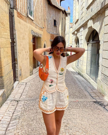 Lavanya Co-ord - Apricot