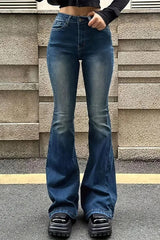 High Waist Flared Bootcut Jeans