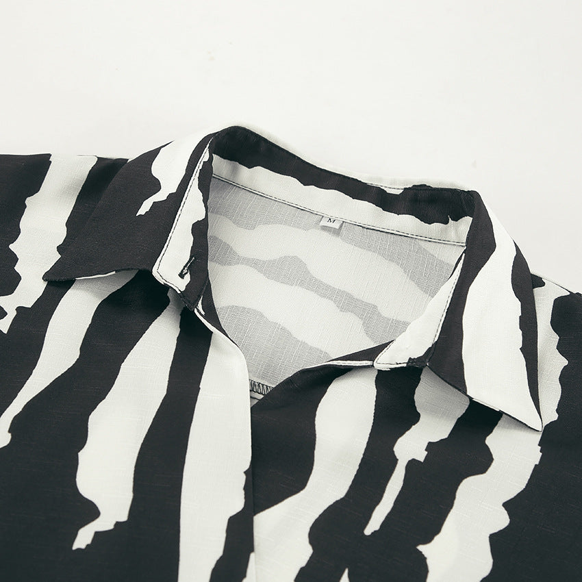 Bold Stripe Coord -  Black