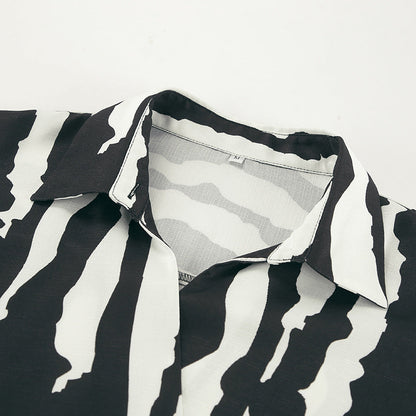 Bold Stripe Coord -  Black