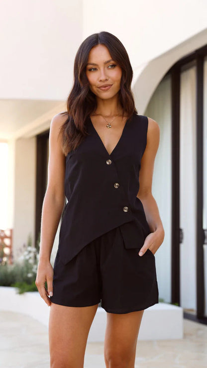 Garrett Co-Ord Set - Black