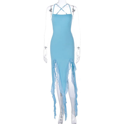 Afia Dress - Light Blue