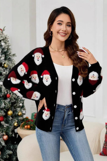 Santa Knit Christmas Cardigan