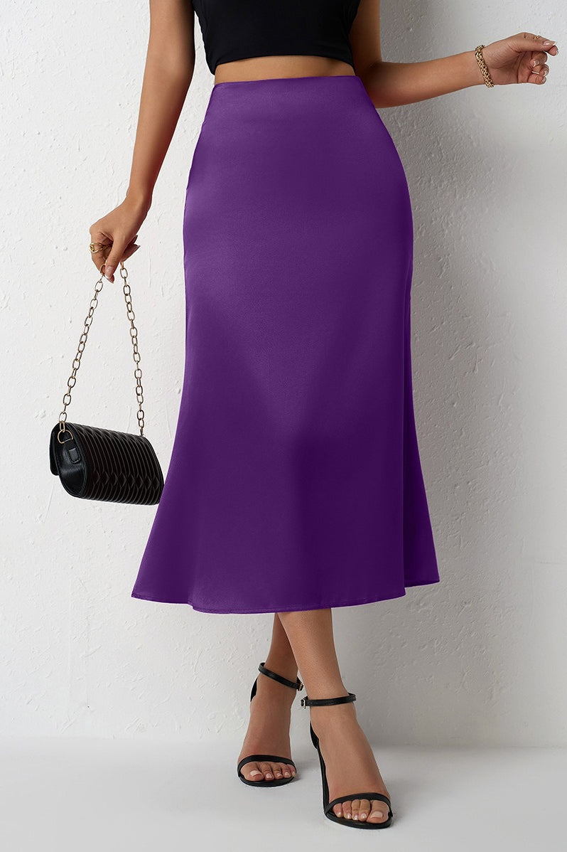 Mermaid Tail Satin Christmas Skirt