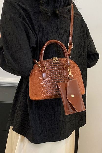 Minimalist PU Shell Small Crossbody Bag