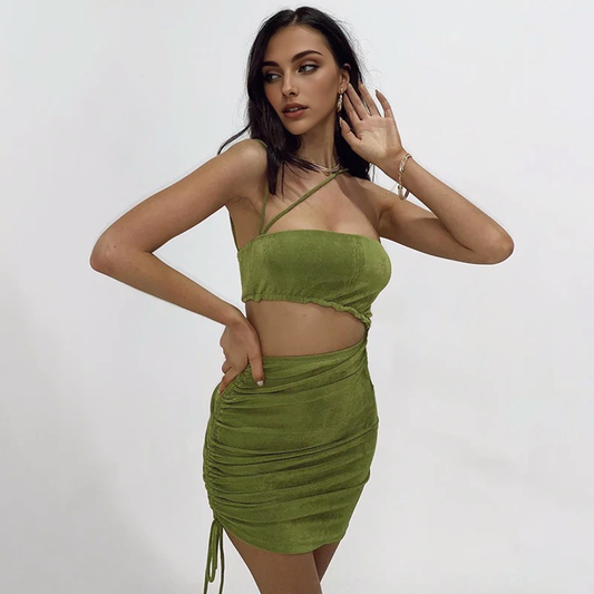 Julia Fashion - Women Sexy Hollow Out Bodycon Dress