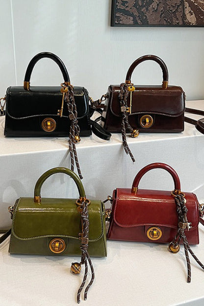 Red Square Mini Bag Handheld Shoulder Crossbody Bag