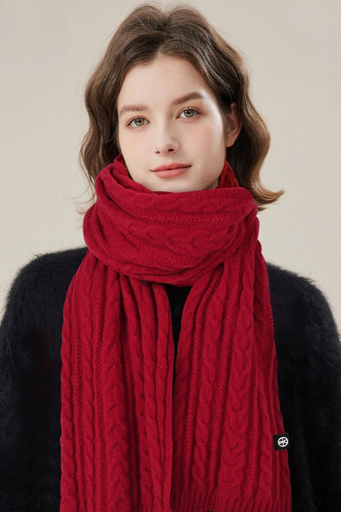 Soft Plush Long Cozy Christmas Scarf