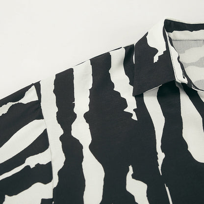 Bold Stripe Coord -  Black