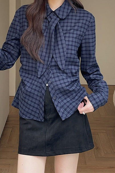 A-Line Mini Tassel Waist Christmas Skirt