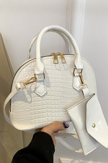 Minimalist PU Shell Small Crossbody Bag