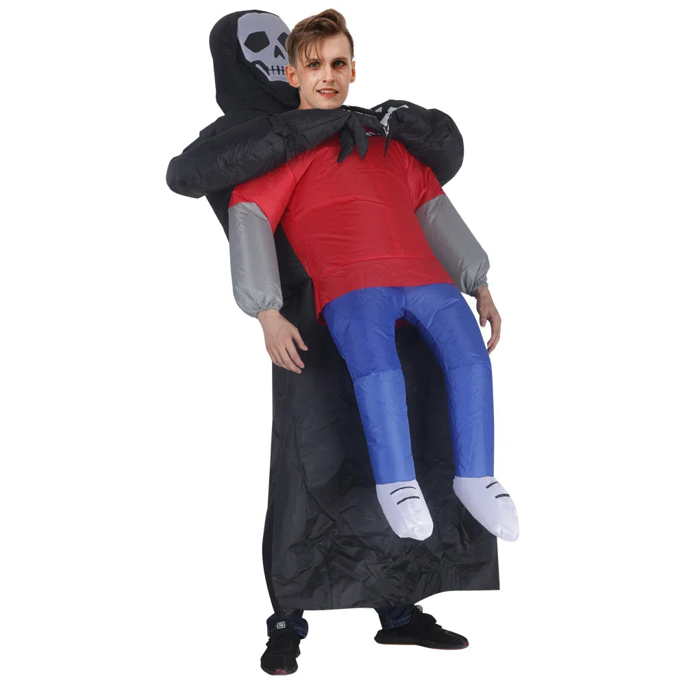 Adult Death Ghost ET Alien Inflatable Funny Anime Fancy Costume