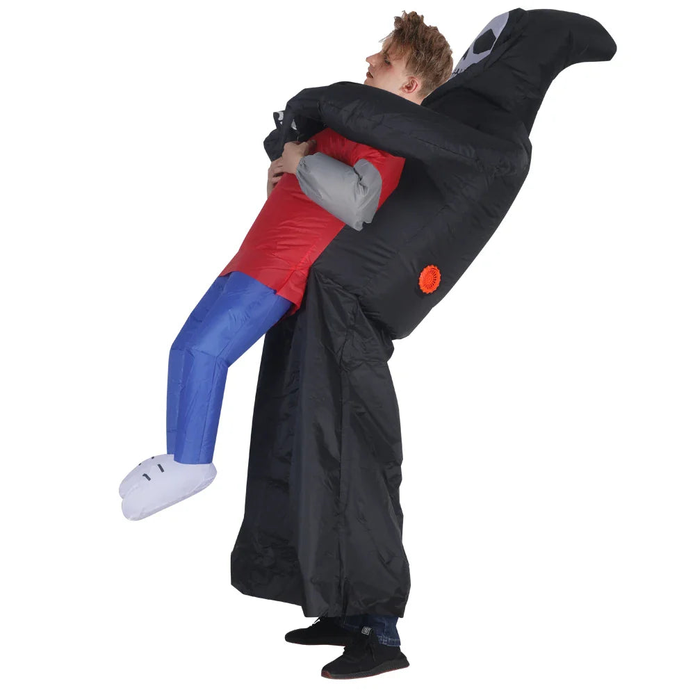 Adult Death Ghost ET Alien Inflatable Funny Anime Fancy Costume