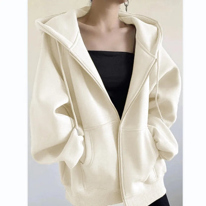 Thickened Warm Stylish Zip Up Hoodie