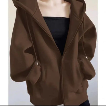 Thickened Warm Stylish Zip Up Hoodie