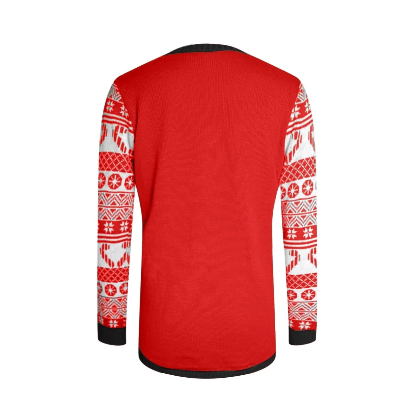 Ladies Cartoon Casual Loose Pullover Christmas Sweater Sweaters-L