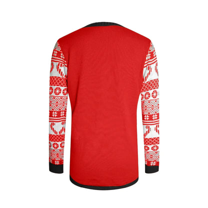 Thicken Warm Ladies Cartoon Casual Loose Pullover Christmas Sweater Sweaters-L