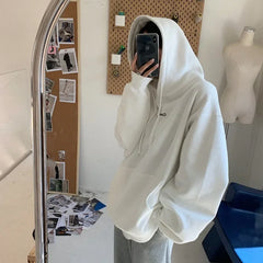 Warm Vintage Kpop Oversized Hoodie