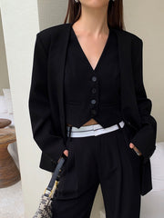 Casual Relaxed Graceful Fit Blazer Blazers