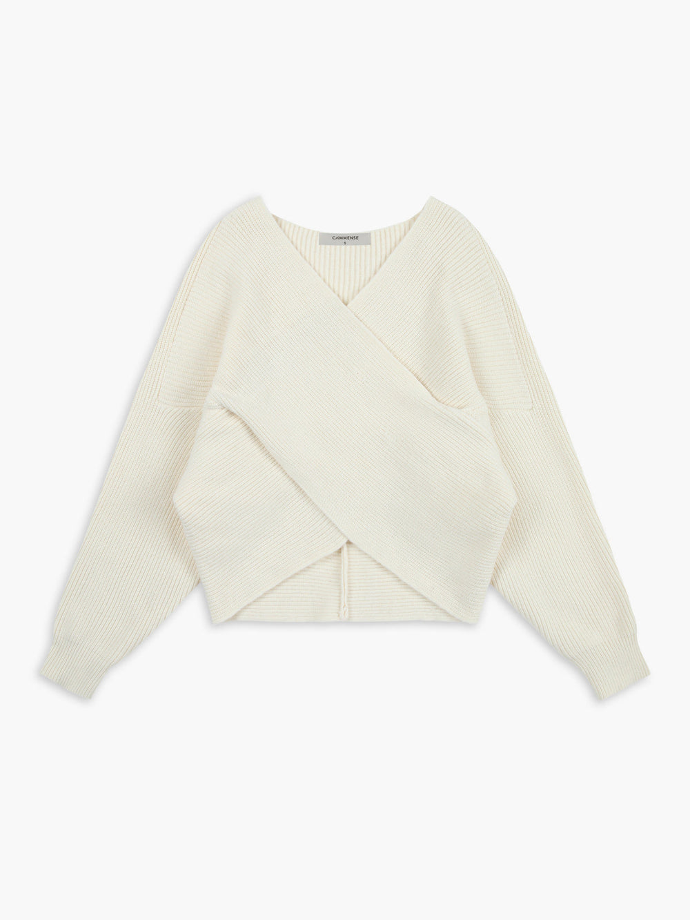 Cross My Heart Trendy Oversized Crop Sweater Off White / XS Sweaters L