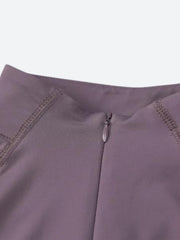 Bodycon Half Zip-Up Top