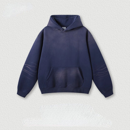 Fashion Warm Loose Heavyweight Hooded Sweatshirt