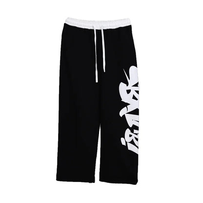 Street Graffiti Black Halloween Dance Pants