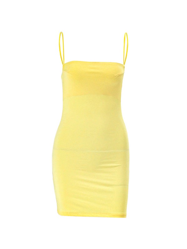 Y2K Bodycon Slip Mini Dress Mini Dresses