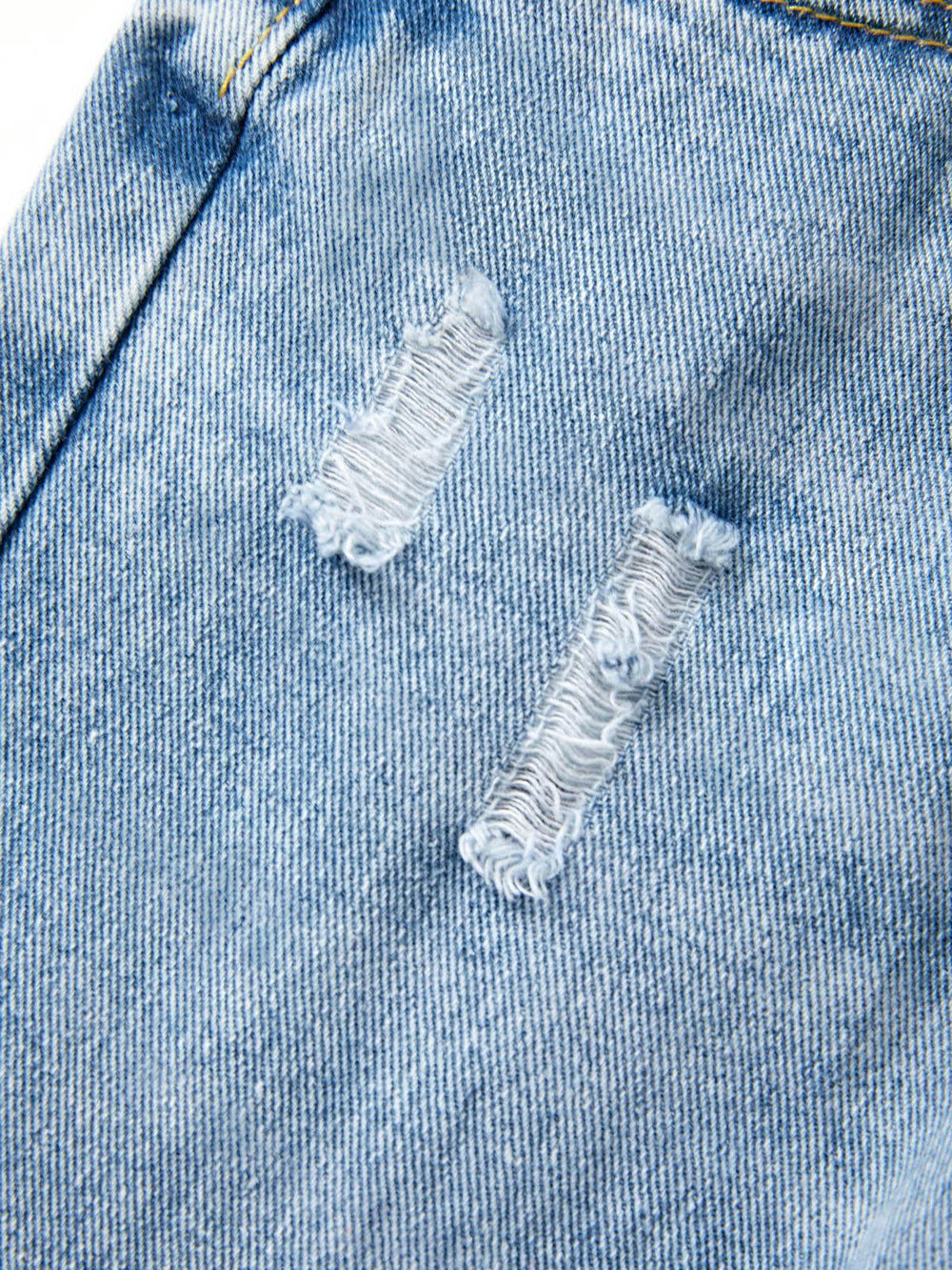 Basic Wash Straight Leg Boyfriend Jeans Boyfriend Jeans