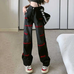 Vintage High Waist Oversize Sweatpants Jeans