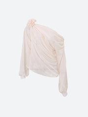 Chiffon One Shoulder Top