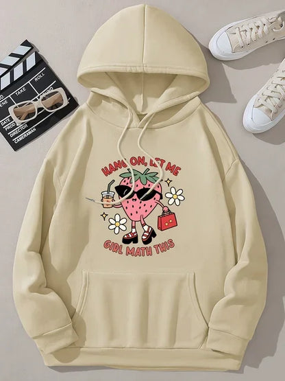 Cute Soft Oversized Strawberry Hoodie