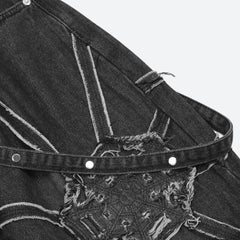 Cyberpunk Patchwork Jeans