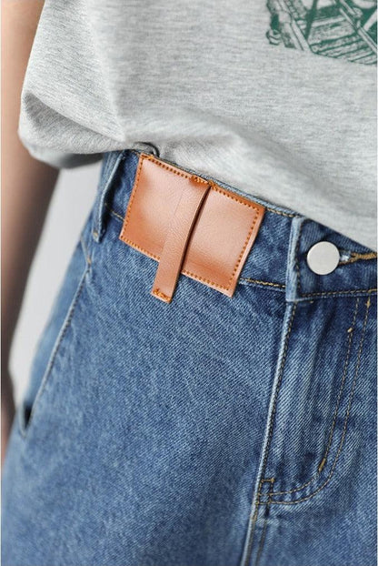 Distressed Jean Shorts