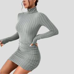 FELIZE - KNITTED SEXY ELEGANT DRESS