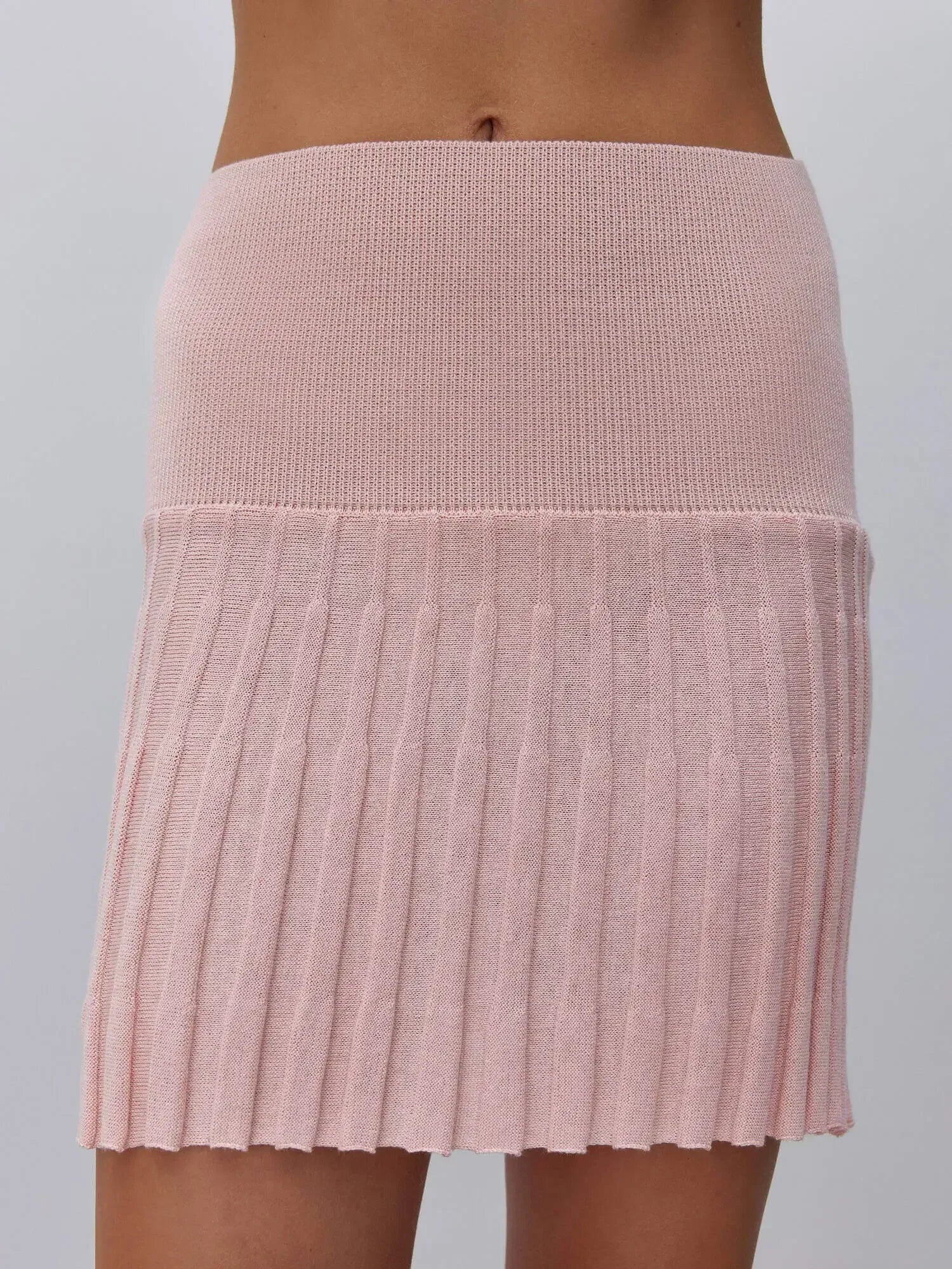 Elegant Backless Sexy Cut Out Long Sleeve Casual Christmas Sweater Pink-Skirts / S Sweaters-L